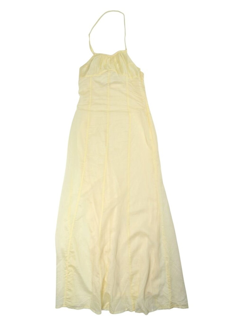 Belle Anna Flore Maxi Dress in Yellow